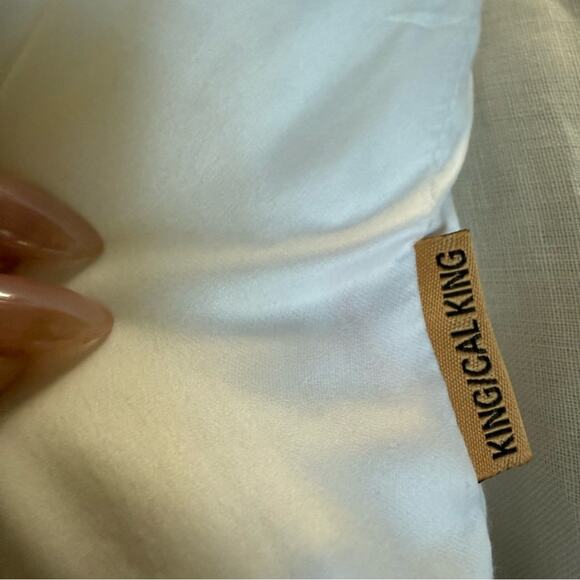 Quince Bamboo Duvet Cover White Size King/CalKing - Picture 7 of 7